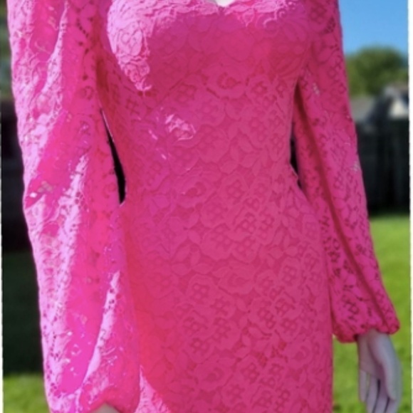 Lilly Pulitzer Pink Dress 00 altered down to 000 - Picture 1 of 4